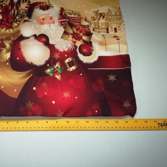 Set of 2 Merry Christmas Pillow Covers Only (no stuffing) Homemade - Picture 3 of 5